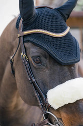 Kentucky Horsewear Fly Veil Wellington with Metal Chain